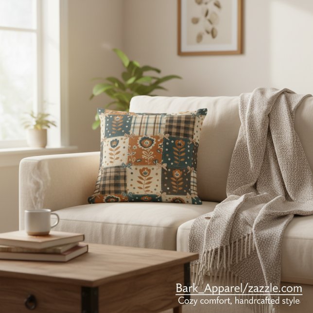 Cojín Decorativo Floral rústica y decoración plástica (Subido por el creador)