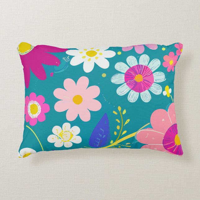 Cojín Decorativo Floral Silvestre (Anverso)