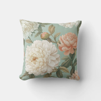 Cojín decorativo floral suave
