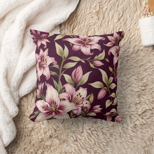 Cojín Decorativo Floral Throw Pillow (Manta)