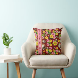 Cojín Decorativo Floral Tropical