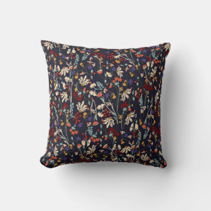 Cojín Decorativo Floral tropical: Vintage botánico aleatorio.