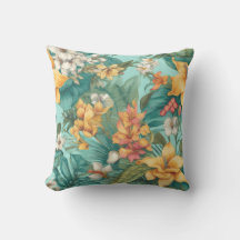 Floral Vibrante Flor Verano Amarillo Verde