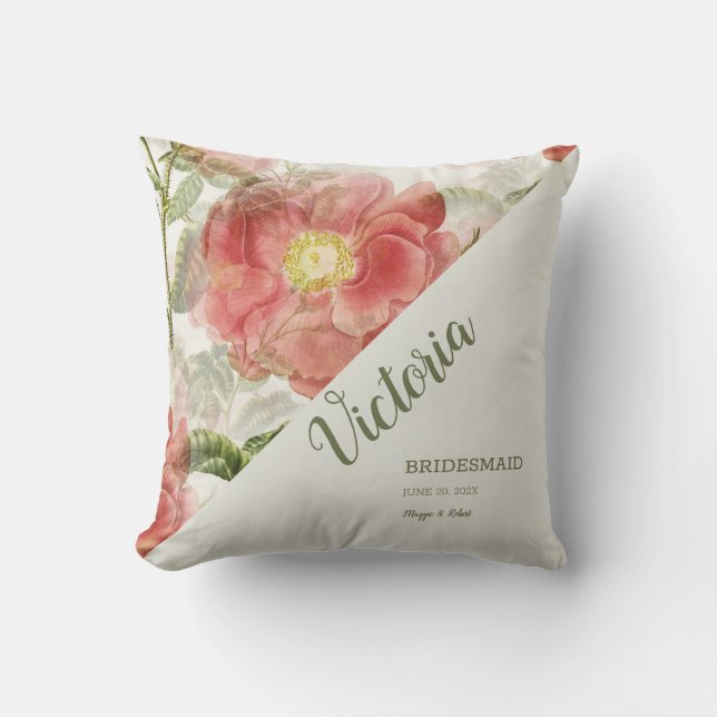 Cojín decorativo Floral Vintage (Anverso)