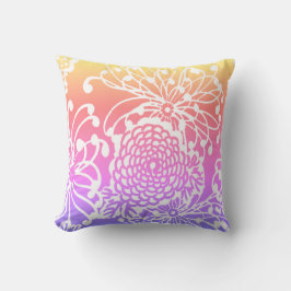 Cojín decorativo floral vintage