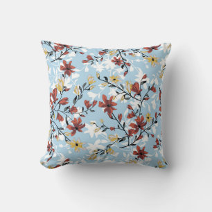 Cojín Decorativo Floral Vintage: Sencillo fondo de tela.
