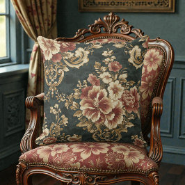 Cojín Decorativo Floral Vintage Victoriano