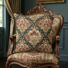 Cojín Decorativo Floral Vintage Victoriano