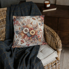 Cojín Decorativo Florales Botánicos de Otoño Acogedor