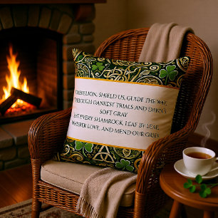 Cojín Decorativo Florecimiento Celta