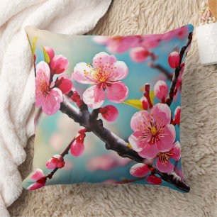 Cojín Decorativo Florecimiento de cerezos en primavera