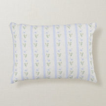Florecimiento Heirloom Flower Stripe Blue Romance