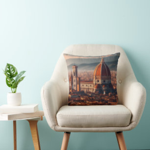Cojín Decorativo Florencia Duomo Santa Maria del Fiore Italia Viaje