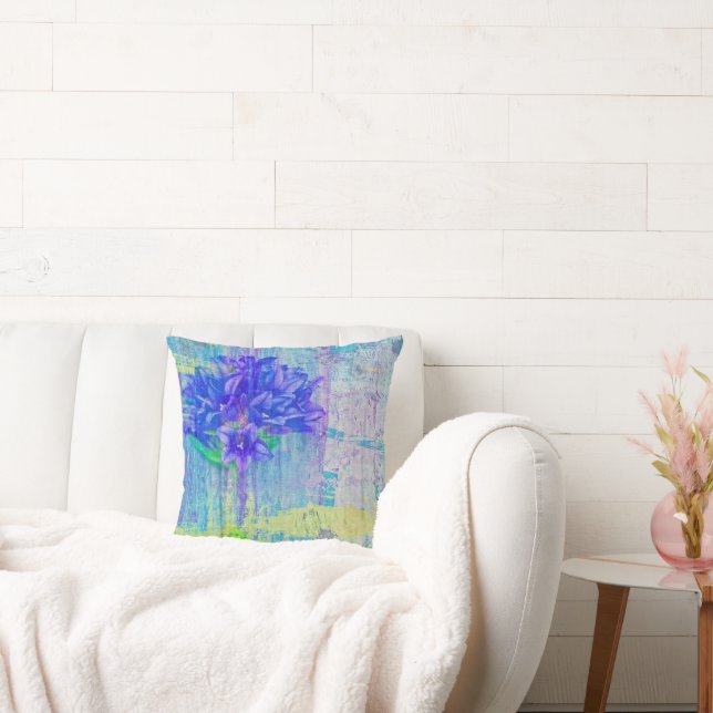 Cojín Decorativo Florencia en violeta azul (Sofá)