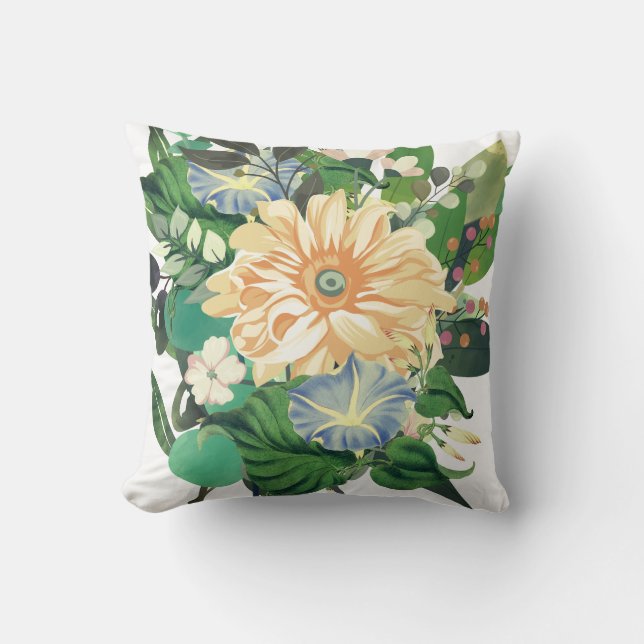 Cojín Decorativo flores (Anverso)
