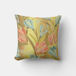 Cojín Decorativo Flores acuáticas Crocus Lila Gold Brillantes Orquí