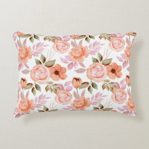 Cojín Decorativo Flores acuáticas rosas