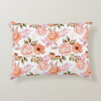 Cojín Decorativo Flores acuáticas rosas