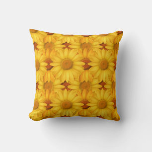 Cojín Decorativo Flores Amarillas