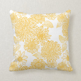 Cojín Decorativo Flores amarillas