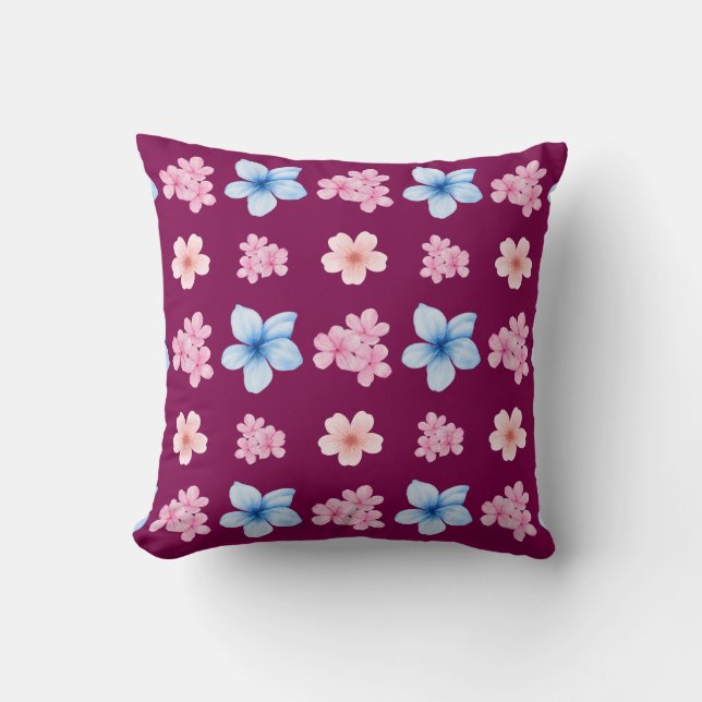 Cojín Decorativo Flores Armonía Deslumbramiento (Anverso)