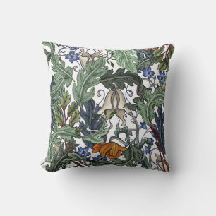 Cojín Decorativo Flores, arte deco, moderno, sin costura.