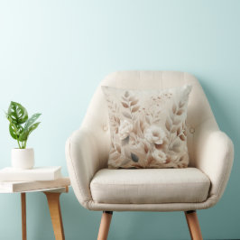 Cojín Decorativo Flores beiges modernas 7 Posters