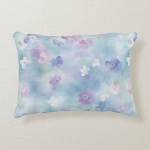 Cojín Decorativo Flores blancas de lavanda de Bonito romántica