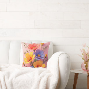 Cojín Decorativo flores bouquetThrow Pillow