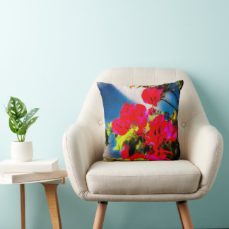 Cojín decorativo Flores Brillantes