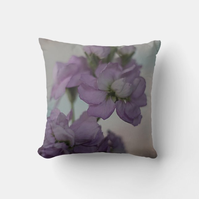 Cojín Decorativo Flores comunes de la lavanda (Anverso)