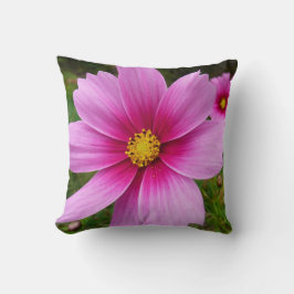 Cojín Decorativo Flores Cosmos rosadas Flores silvestres