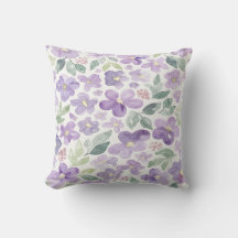 Flores de Acuarela Moradas