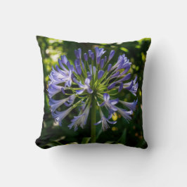 Cojín Decorativo Flores de agapanthus azules