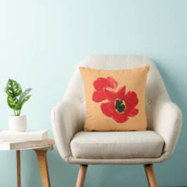 Cojín Decorativo Flores de amapola para mamá, familia de las abuela