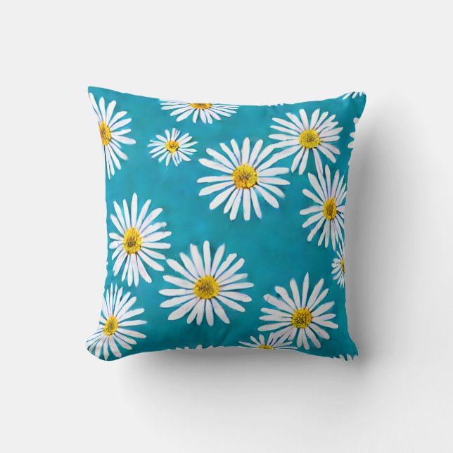 Cojín Decorativo Flores de Aster (Anverso)