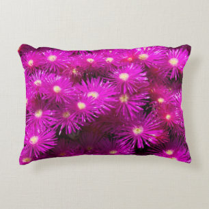 Cojín Decorativo Flores de Aster Rosa
