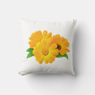 Cojín Decorativo Flores de Calendula Arregladas