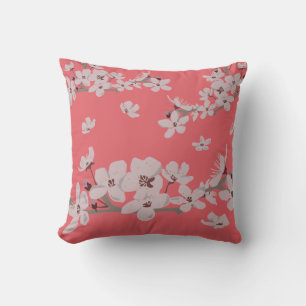 Cojín Decorativo Flores de cerezo flotantes
