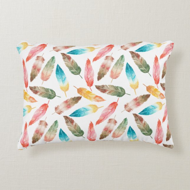 Cojín Decorativo Flores de color (Anverso)