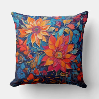 Cojín Decorativo Flores de colores