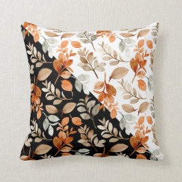 Cojín Decorativo Flores de decoración de otoño con dos tonos de ton