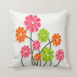 Cojín Decorativo Flores de diversión luminosas (3)