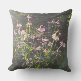 Cojín Decorativo Flores de Echinacea al Sol