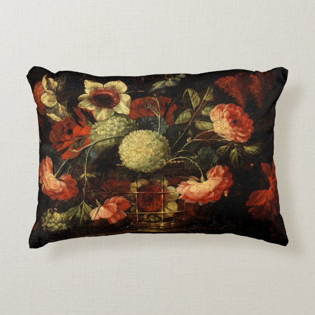 Cojín Decorativo Flores de época (Anverso)