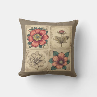 Cojín Decorativo Flores de época