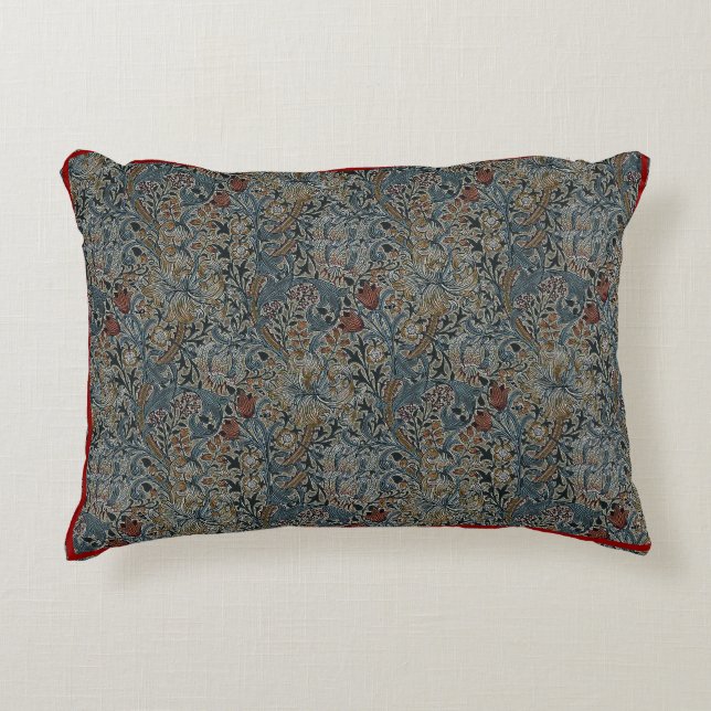 Cojín Decorativo Flores de época William Morris Golden Lily (Anverso)