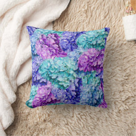 Cojín Decorativo Flores de hidrangea magníficas