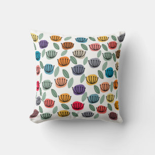 Cojín Decorativo Flores de la Copa Scandi