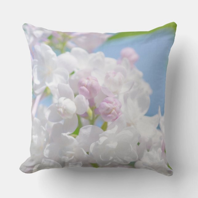 Cojín Decorativo Flores de Lila (Anverso)
